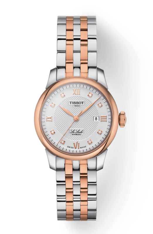 Tissot T Classic Le Locle Automatic Lady Silver Dial Two Tone Steel Strap Watch For Women - T006.207.22.036.00 Buy Now By Tissot