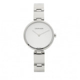Calvin Klein Wavy Silver Dial Silver Steel Strap Watch for Women - K9U23146 Buy Now By Calvin Klein