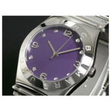 Marc Jacobs Purple Dial Silver Steel Strap Watch for Women - MBM3032 Buy Now By Marc Jacobs