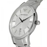 Emporio Armani Classic Quartz White Dial Silver Steel Strap Watch For Men - AR2430 Buy Now By Emporio Armani