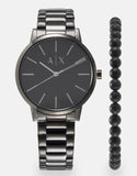 Armani Exchange Cayde Analog Black Dial Black Steel Strap Watch For Men - AX2701 Buy Now By Armani Exchange