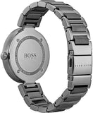 Hugo Boss Allusion Quartz Grey Dial Grey Steel Strap Watch For Men - 1502416 Buy Now By Hugo Boss