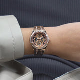 Guess Allara Quartz Rose Gold Dial Rose Gold Steel Strap Watch For Women - GW0604L3 Buy Now By Guess