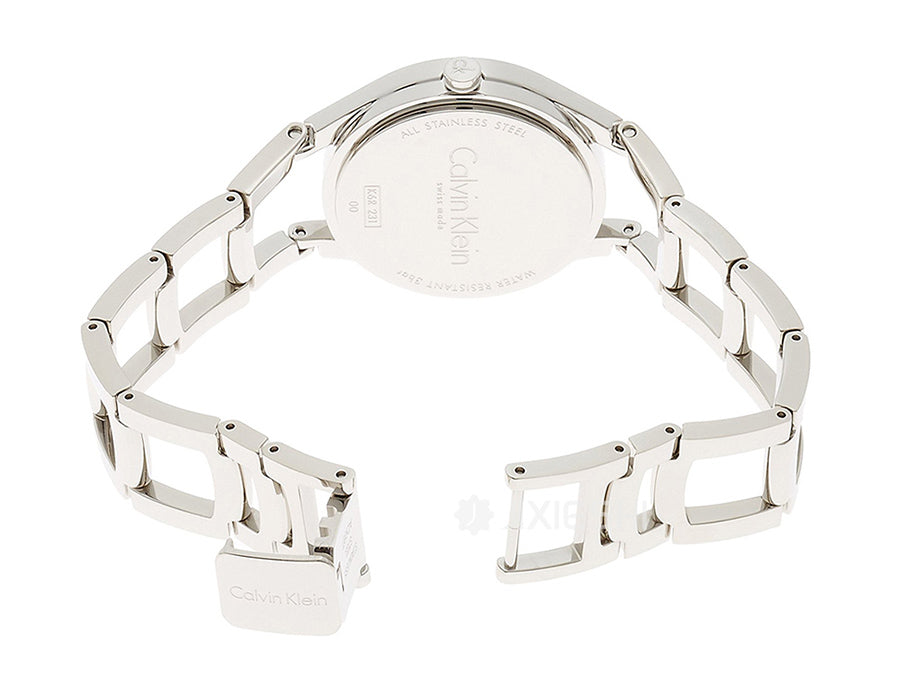 Calvin Klein Class White Dial Silver Steel Strap Watch for Women - K6R23126 Buy Now By Calvin Klein