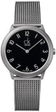 Calvin Klein Minimal Black Dial Silver Mesh Bracelet Watch for Women - K3M52151 Buy Now By Calvin Klein