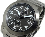 Marc Jacobs Larry Chronograph Black Dial Gunmetal Grey Steel Strap Watch for Men - MBM5031 Buy Now By Marc Jacobs