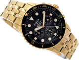 Fossil FB-01 Chronograph Black Dial Gold Steel Strap Watch for Men - FS5836 Buy Now By Fossil