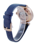 Emporio Armani Gianni T-Bar Analog Silver Dial Blue Leather Strap Watch For Women - AR60020 Buy Now By Emporio Armani