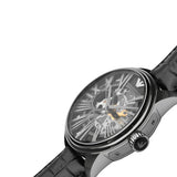 Emporio Armani Meccanico Automatic Black Dial Leather Strap Watch For Men - AR4629 Buy Now By Emporio Armani