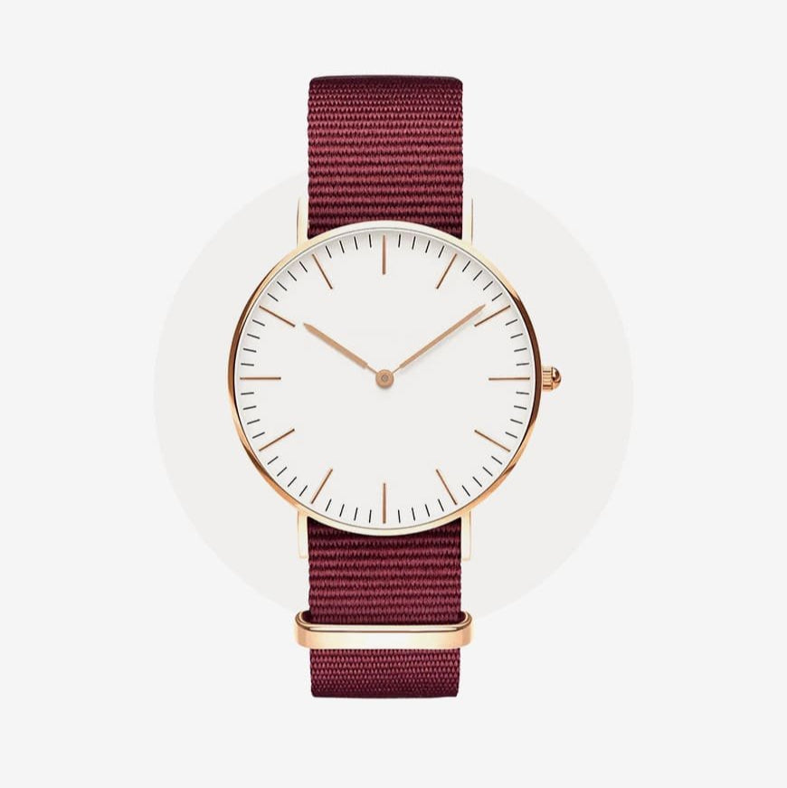 Daniel Wellington Classic Roselyn White Dial Red NATO Strap Watch For Women - DW00100271 Buy Now By Daniel Wellington