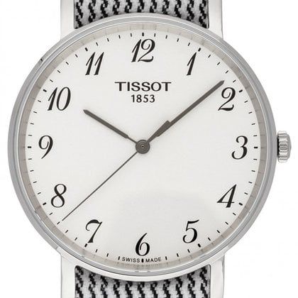 Tissot T Classic Everytime Medium White Dial Two Tone NATO Strap Watch for Women - T109.410.18.032.00 Buy Now By Tissot