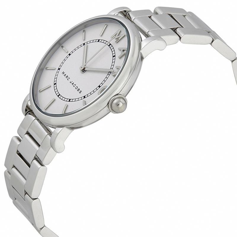 Marc Jacobs Roxy White Dial Silver Steel Strap Watch for Women - MJ3521 Buy Now By Marc Jacobs