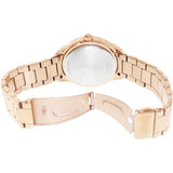 Bulova Crystal Silver Dial Rose Gold Steel Strap Watch for Women - 97N101 Buy Now By Bulova