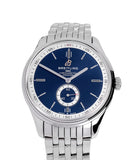 Breitling Premier Automatic 40mm Blue Dial Silver Steel Strap Watch for Men - A37340351C1A1 Buy Now By Breitling
