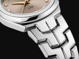 Tag Heuer Link Quartz Brown Dial Silver Steel Strap Watch for Women - WBC131E.BA0649 Buy Now By Tag Heuer