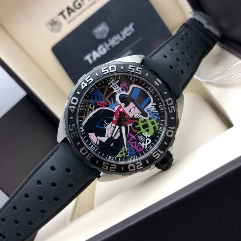 Tag Heuer Formula 1 Alec Monopoly Black Dial Watch for Men - WAZ1117.FT8023 Buy Now By Tag Heuer