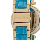 Michael Kors Parker Blue Mother of Pearl Dial Two Tone Steel Strap Watch for Women - MK6491 Buy Now By Michael Kors