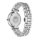 Emporio Armani Retro Black Dial Silver Steel Strap Watch For Men - AR1676 Buy Now By Emporio Armani