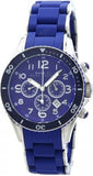 Marc Jacobs Rock Chronograph Blue Dial Blue Silicone Strap Watch for Women - MBM2548 Buy Now By Marc Jacobs