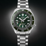 Seiko Prospex GMT Divers Automatic Marine Green Dial Silver Steel Strap Watch For Men - SPB381J1 Buy Now By Seiko