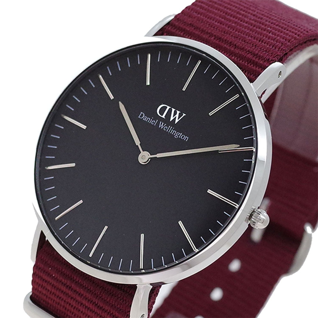 Daniel Wellington Classic Roselyn Black Dial Red NATO Strap Dial Watch For Women - DW00100270 Buy Now By Daniel Wellington