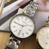 Fossil Jacqueline White Dial Silver Steel Strap Watch for Women - ES3969 Buy Now By Fossil