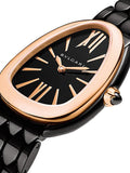 Bvlgari Serpenti Seduttori Black Dial Black Steel Strap Watch for Women - SERPENTI103704 Buy Now By Bvlgari