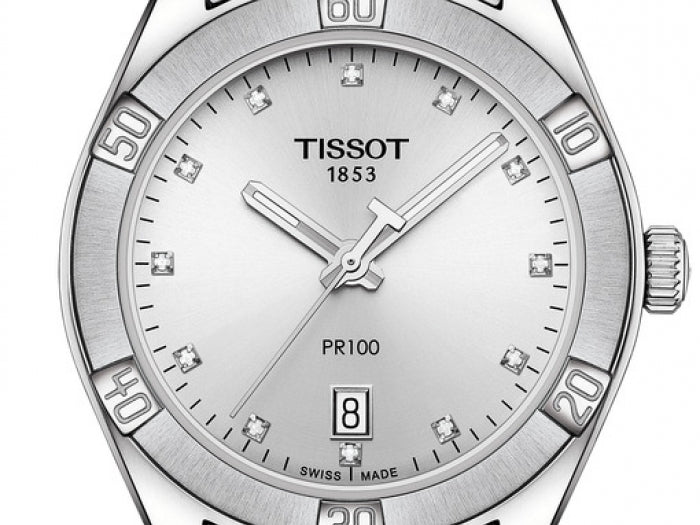 Tissot T Classic PR 100 Sport Chic Lady Watch For Women - T101.910.11.036.00 Buy Now By Tissot