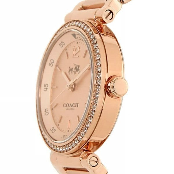 Coach Sports Rose Gold Dial Rose Gold Steel Strap Watch for Women - 14502200 Buy Now By Coach