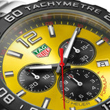 Tag Heuer Formula 1 Quartz Chronograph Yellow Dial Silver Steel Strap Watch for Men - CAZ101AM.BA0842 Buy Now By Tag Heuer