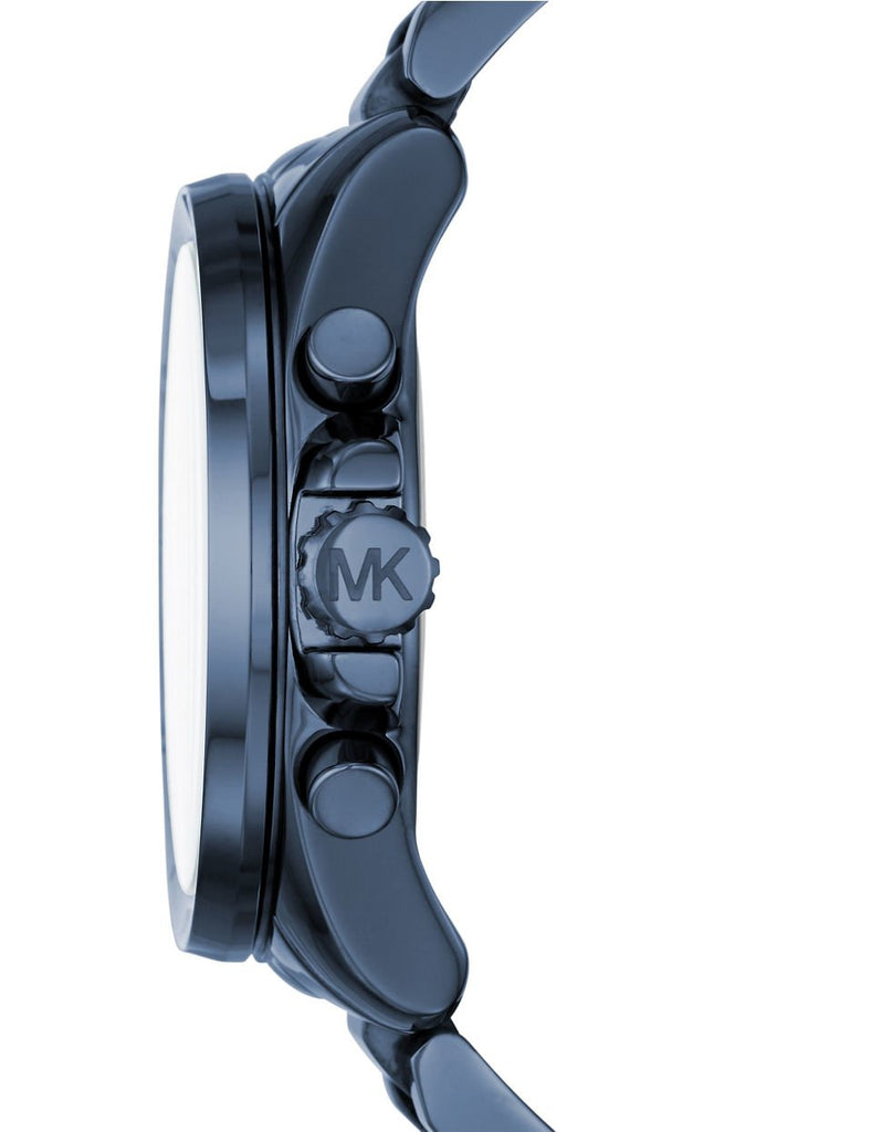 Michael Kors Brecken Chronograph Quartz Blue Dial Blue Steel Strap Watch For Men - MK6361 Buy Now By Michael Kors