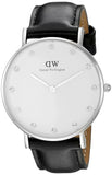 Daniel Wellington Classy Sheffield White Dial Black Leather Strap Watch For Women - DW00100080 Buy Now By Daniel Wellington