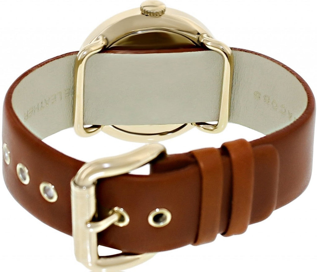 Marc Jacobs Amy White Dial Brown Leather Strap Watch for Women - MBM8574 Buy Now By Marc Jacobs