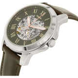 Fossil Grant Automatic Skeleton Black Dial Brown Leather Strap Watch for Men - ME3100 Buy Now By Fossil