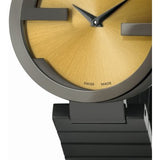 Gucci Interlocking G Quartz Gold Dial Black Steel Strap Watch For Women - YA133314 Buy Now By Gucci