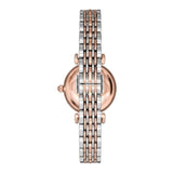 Emporio Armani Gianni T Bar Pink Dial Two Tone Steel Strap Watch For Women - AR11223 Buy Now By Emporio Armani