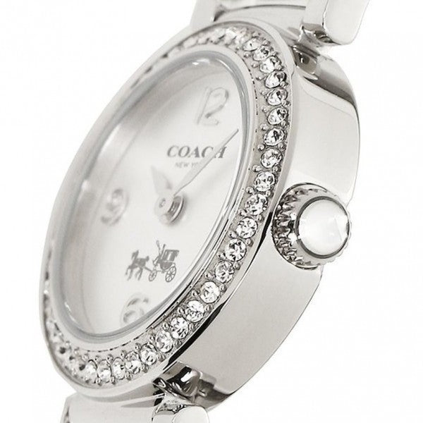 Coach Madison White Dial Silver Steel Strap Watch for Women - 14502201 Buy Now By Coach