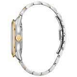 Bulova BVA Skeleton Silver Dial Two Tone Steel Strap Watch for Men - 98A230 Buy Now By Bulova