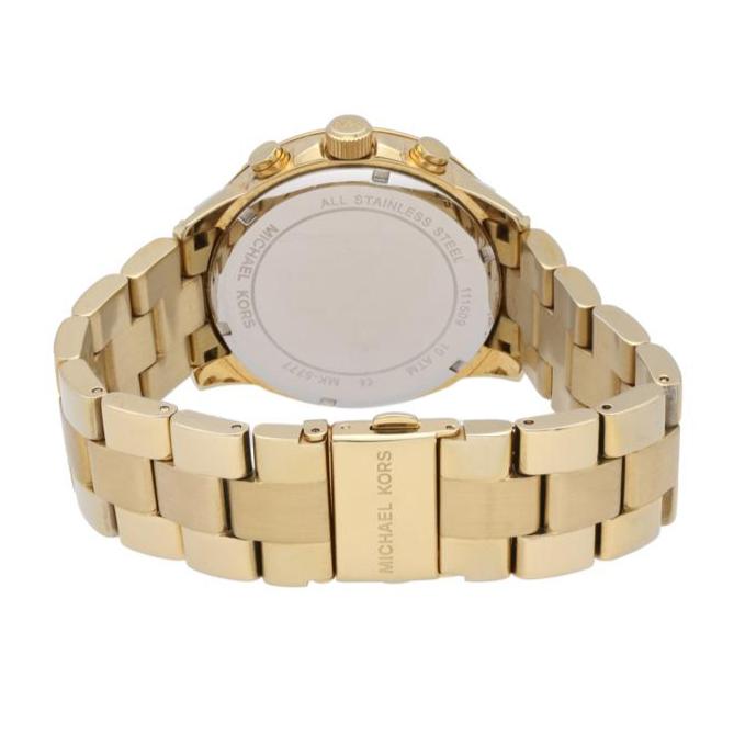 Michael Kors Bradshaw Chronograph Gold Dial Gold Steel Strap Watch For Women - MK5777 Buy Now By Michael Kors