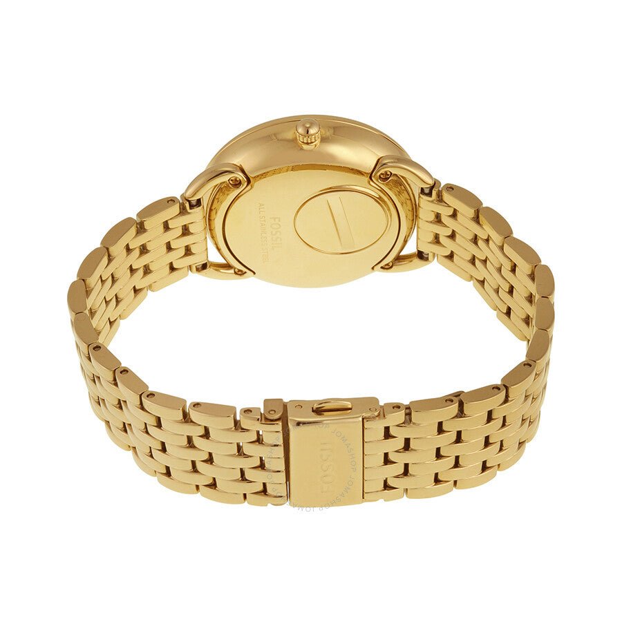 Fossil Tailor Gold Dial Gold Steel Strap Watch for Women - ES3714 Buy Now By Fossil