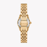 Michael Kors Lexington Three Hand Blue Dial Gold Steel Strap Watch for Women - MK4813 Buy Now By Michael Kors