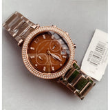 Michael Kors Parker Chronograph Brown Dial Brown Steel Strap Watch For Women - MK5578 Buy Now By Michael Kors