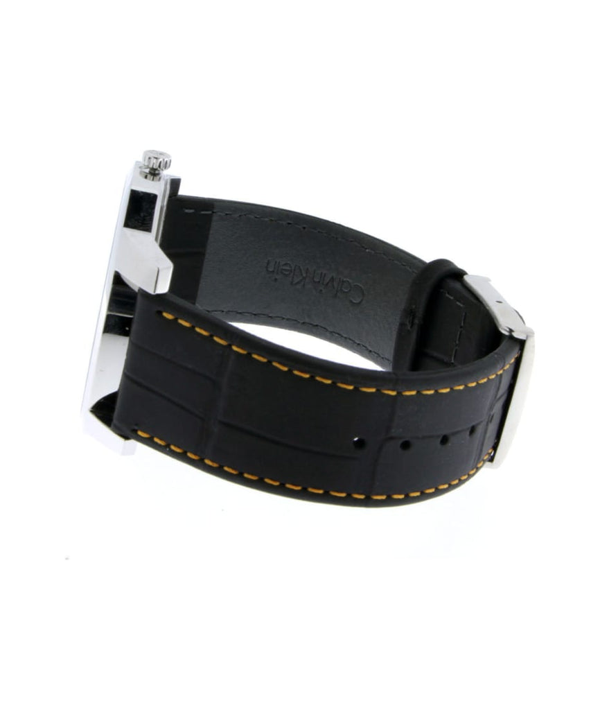 Calvin Klein City Black Dial Black Leather Strap Watch for Men - K2G211C1 Buy Now By Calvin Klein