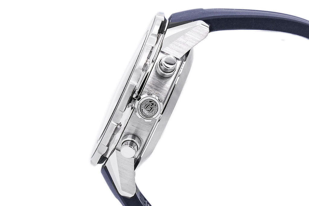 IWC Aquatimer Chronograph Blue Dial Blue Rubber Strap Watch for Men - IW376711 Buy Now By IWC