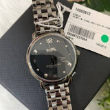 Coach Delancey Black Dial Black Steel Strap Watch For Women - 14502812 Buy Now By Coach