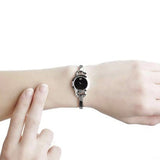 Movado Rondiro 22mm Black Dial Silver Steel Strap Watch For Women - 0606796 Buy Now By Movado