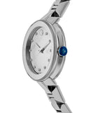 Movado Sapphire Diamonds Silver Dial Silver Steel Strap Watch For Women - 606814 Buy Now By Movado