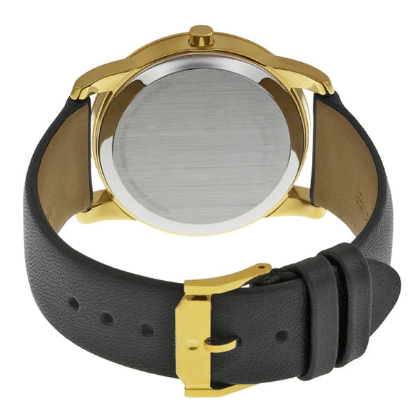 Movado Museum Black Dial Black Leather Strap Watch For Men - 606876 Buy Now By Movado