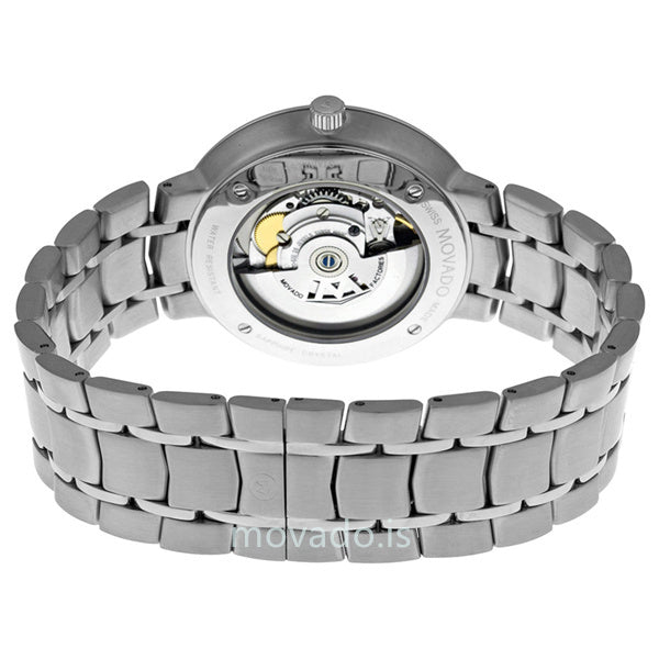 Movado 1881 Automatic Silver Dial Silver Steel Strap Watch for Men - 606915 Buy Now By Movado