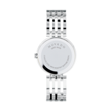 Movado Esperanza 63 Diamonds Black Dial Silver Steel Strap Watch For Women - 0607052 Buy Now By Movado